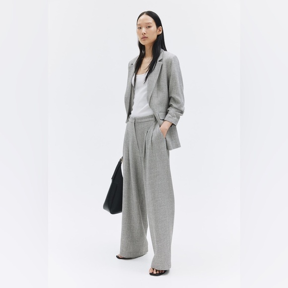 H&M Gray Wide Leg Pants - Picture 3 of 13